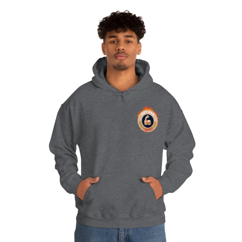 HOT DAD ALERT - Unisex Heavy Blend Hooded Sweatshirt (VARIETY OF COLORS)