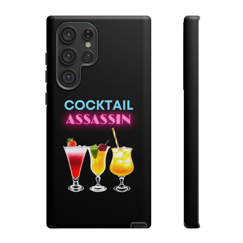 COCKTAIL ASSASSIN-Tough Phone Cases - Fits Most Phone Sizes!! (PURPLE)