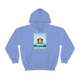 California Retro -Unisex Heavy Blend Hooded Sweatshirt (VARIETY OF COLORS)