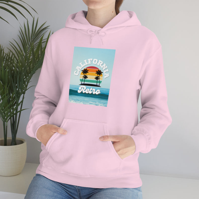 California Retro -Unisex Heavy Blend Hooded Sweatshirt (VARIETY OF COLORS)