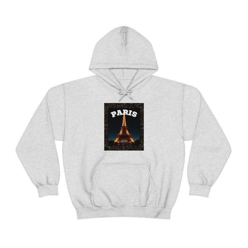 Paris At Night -Unisex Heavy Blend Hooded Sweatshirt (VARIETY OF COLORS)