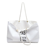 LONDON-PARIS-NEW YORK- Weekender Bag (WHITE)